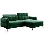 Γωνιακός καναπές Lorette-Prasino Skouro-Δεξιά