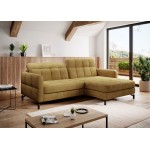 Γωνιακός καναπές Lorette-Moustardi-Δεξιά
