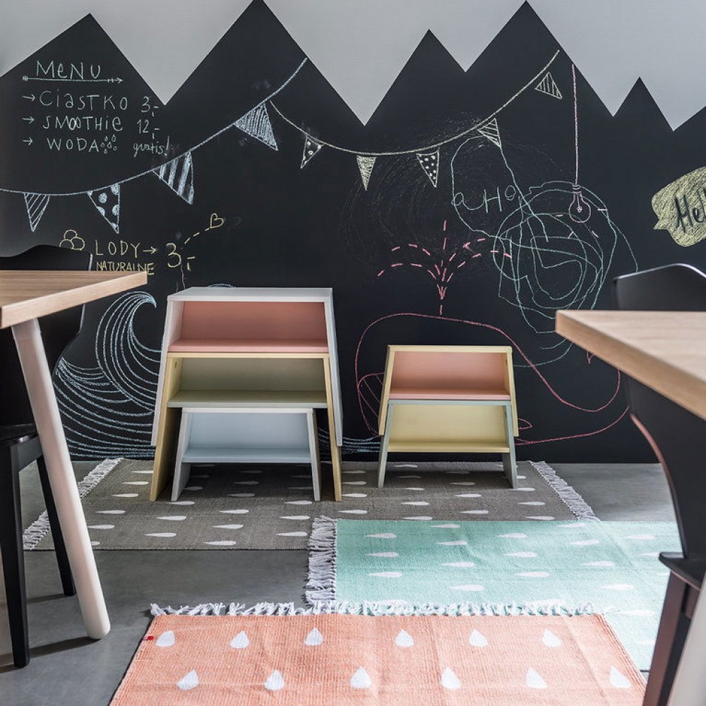 Παιδικό σκαμπό Tuli-Prasino - Galazio