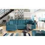 Γωνιακός καναπές Amelion-Petrol