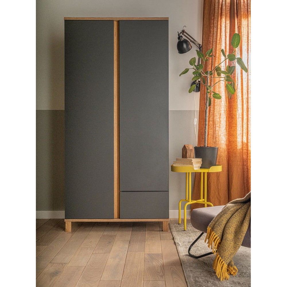 Ντουλάπα Altitude δίφυλλη-Fusiko - Grafitis