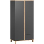 Ντουλάπα Altitude δίφυλλη-Fusiko - Grafitis