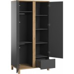 Ντουλάπα Altitude δίφυλλη-Fusiko - Grafitis