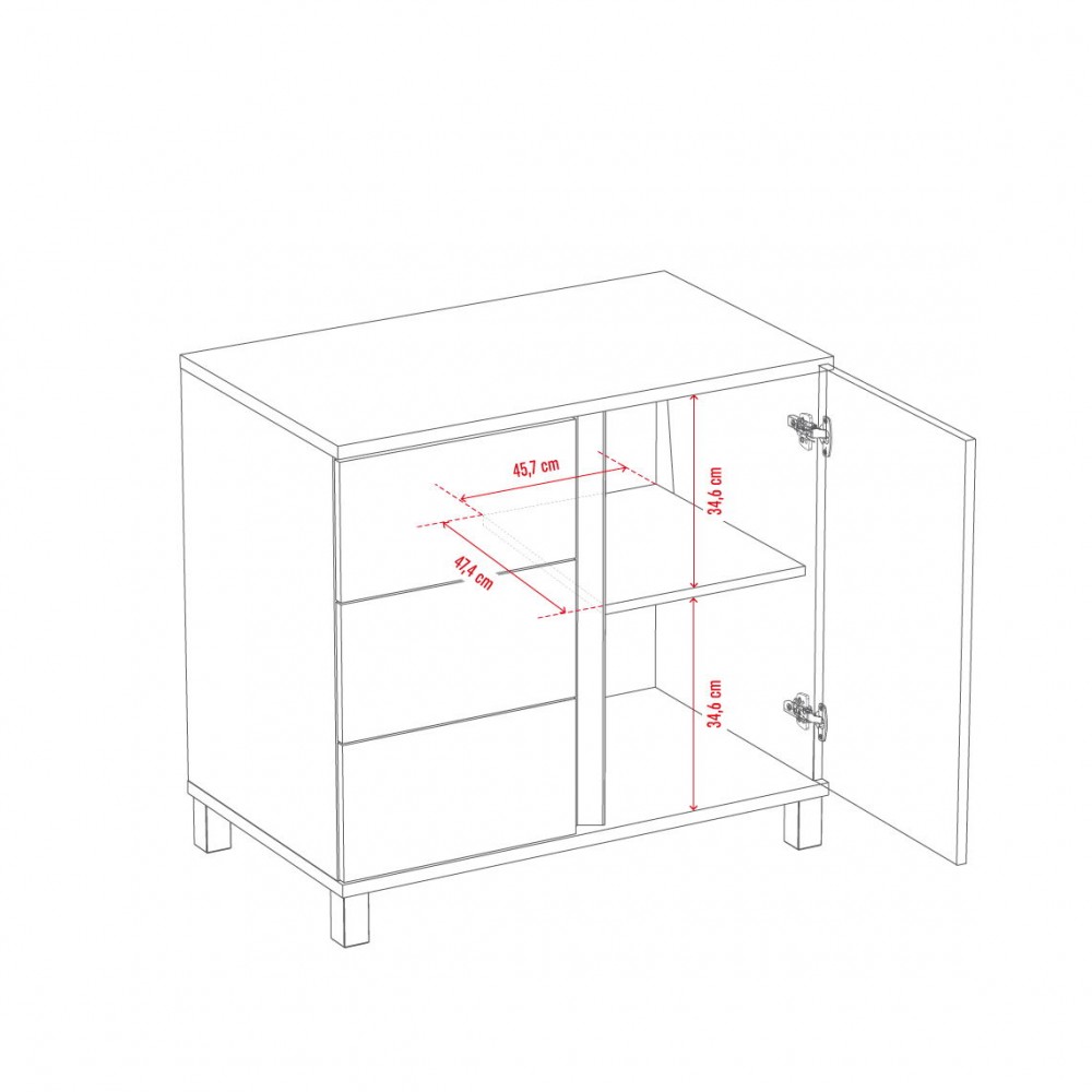 Συρταριέρα Altitude-Fusiko - Grafitis