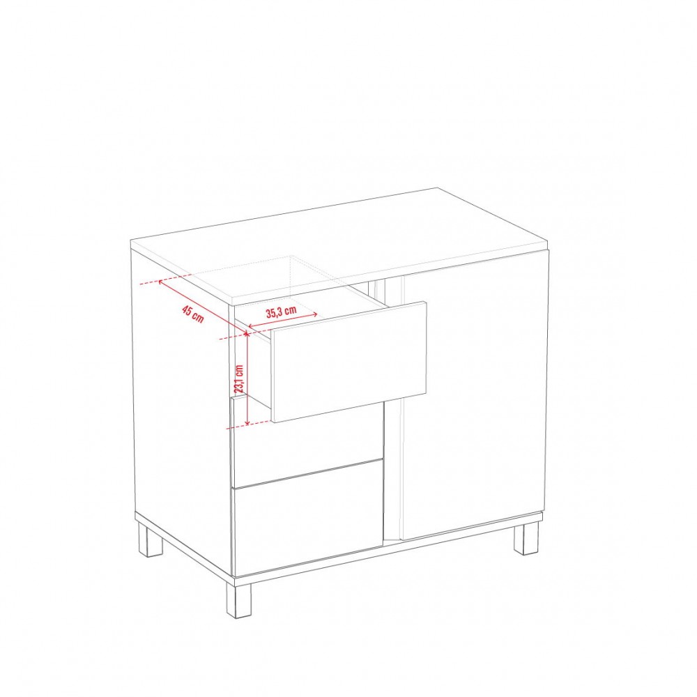 Συρταριέρα Altitude-Fusiko - Grafitis
