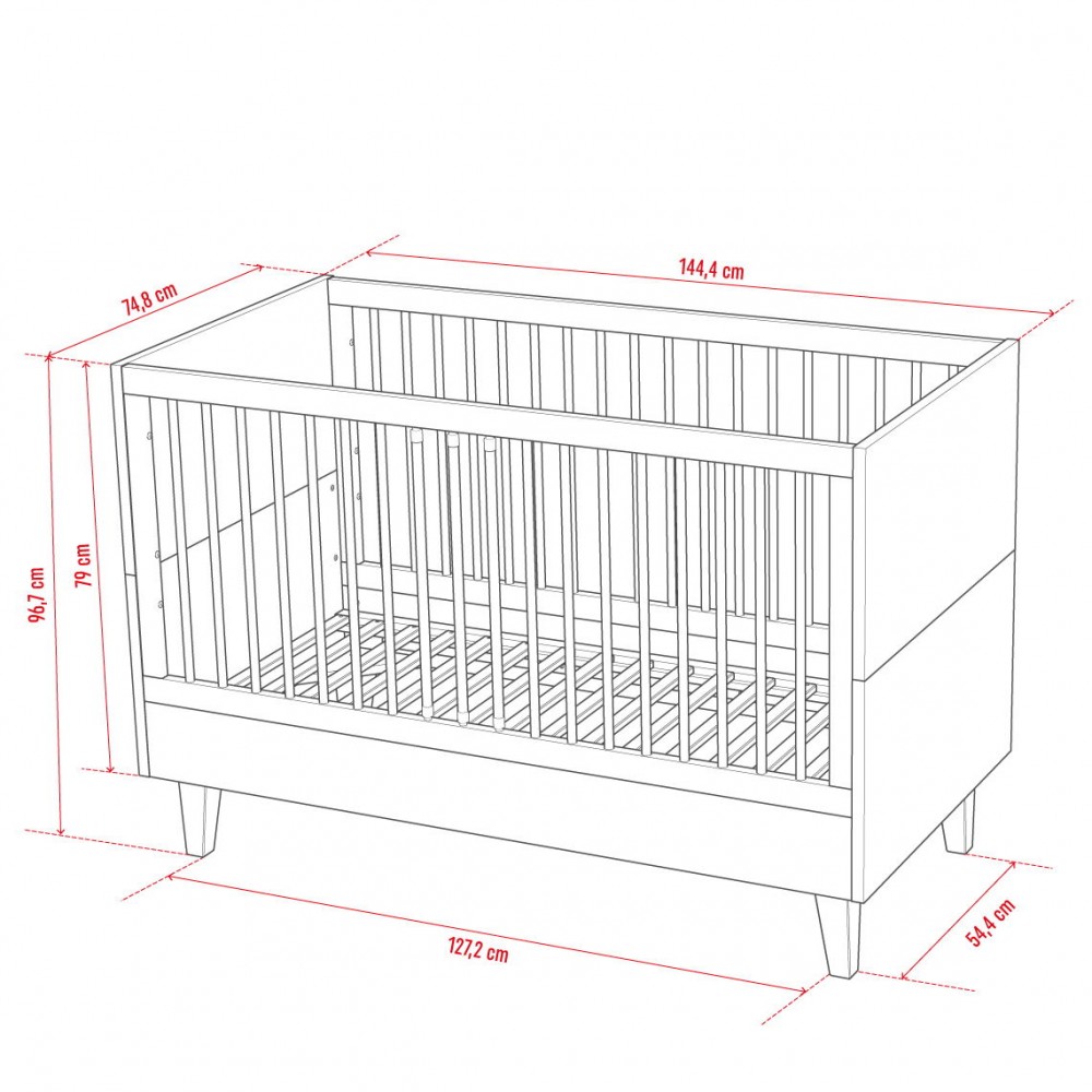 Βρεφικό κρεβάτι Concept II