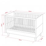 Βρεφικό κρεβάτι Concept II