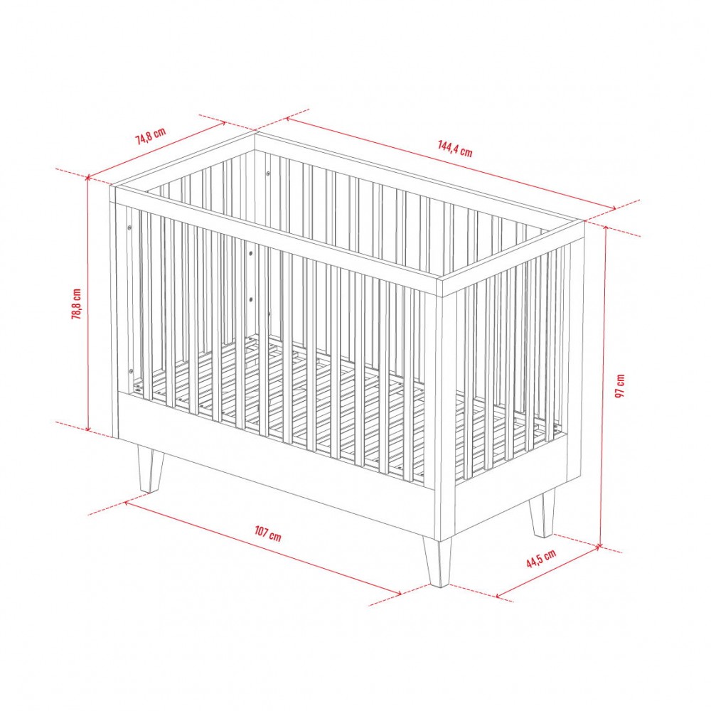 Βρεφικό κρεβάτι Lounge ΙΙ-Gkri