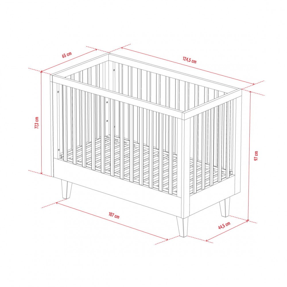 Βρεφικό κρεβάτι Lounge-Leuko