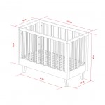 Βρεφικό κρεβάτι Lounge-Leuko