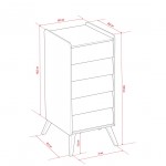 Συρταριέρα Vintage-Fusiko-Leuko