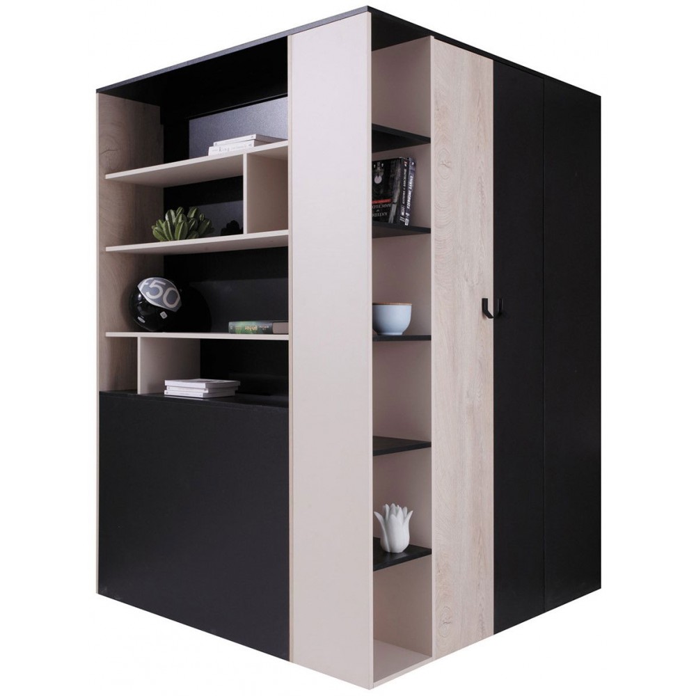 Ντουλάπα Planet γωνιακή-Mauro - Drus - Beige