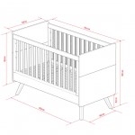 Βρεφικό κρεβάτι Vintage II-fysiko