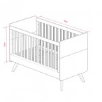 Βρεφικό κρεβάτι Vintage II-fysiko