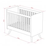 Βρεφικό κρεβάτι Vintage-fysiko