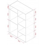 Ντουλάπα Young Users δίφυλλη