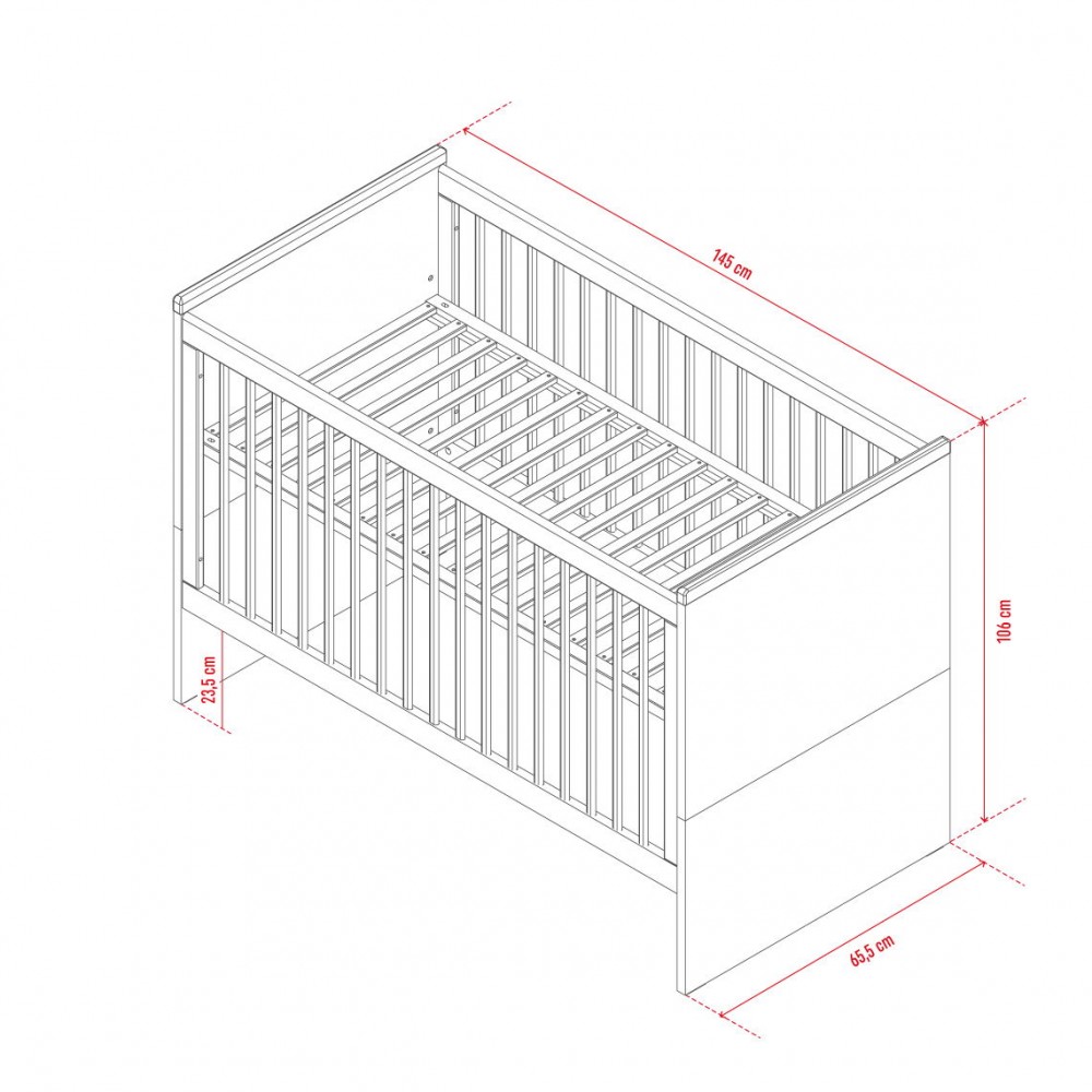 Βρεφικό κρεβάτι II Young Users