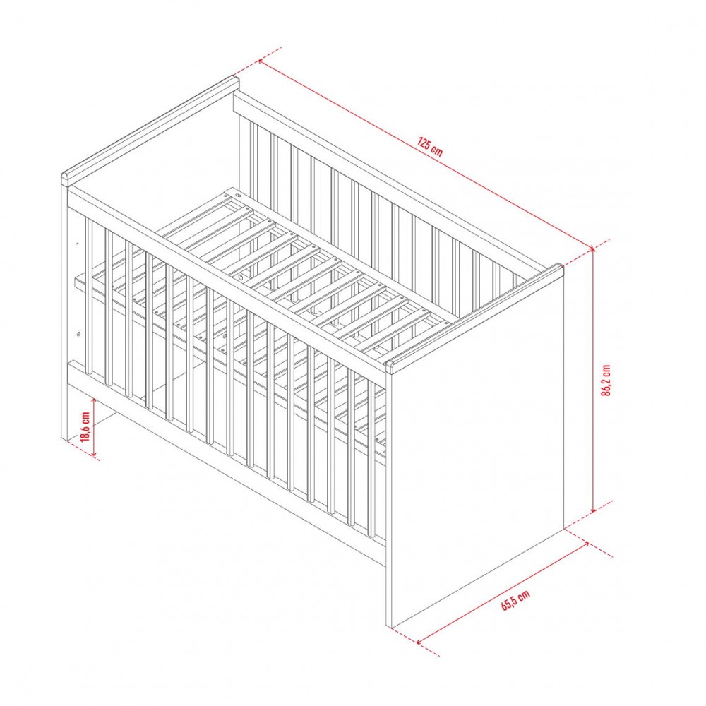 Βρεφικό κρεβάτι Young Users