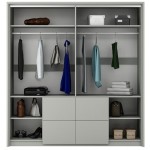 Ντουλάπα τετράφυλλη Wieden-Grafitis