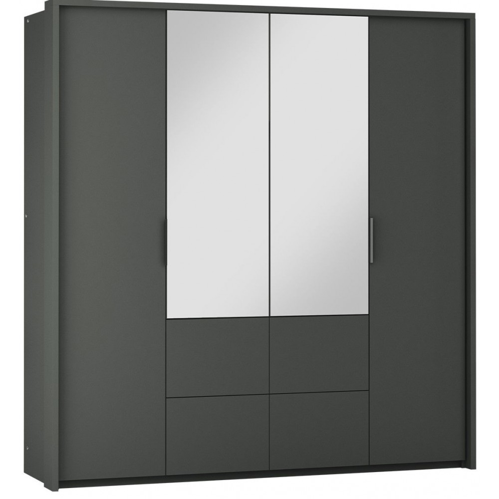 Ντουλάπα τετράφυλλη Wieden-Grafitis