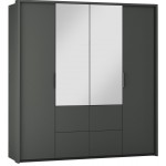 Ντουλάπα τετράφυλλη Wieden-Grafitis