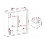 Ντουλάπα τετράφυλλη Wieden-Leuko