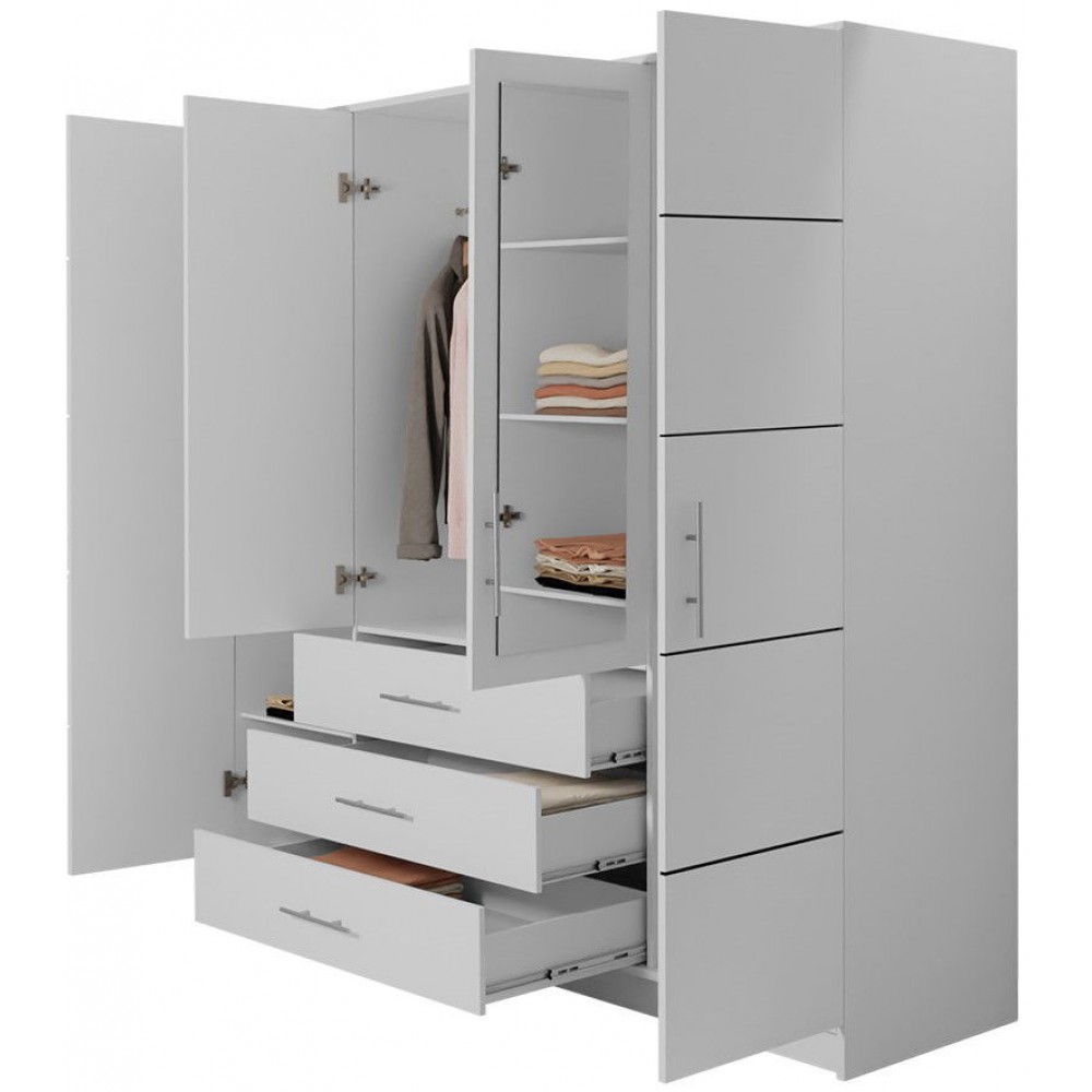 Ντουλάπα τετράφυλλη Bali 4D 2-Mple