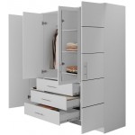 Ντουλάπα τετράφυλλη Bali 4D 2-Mple