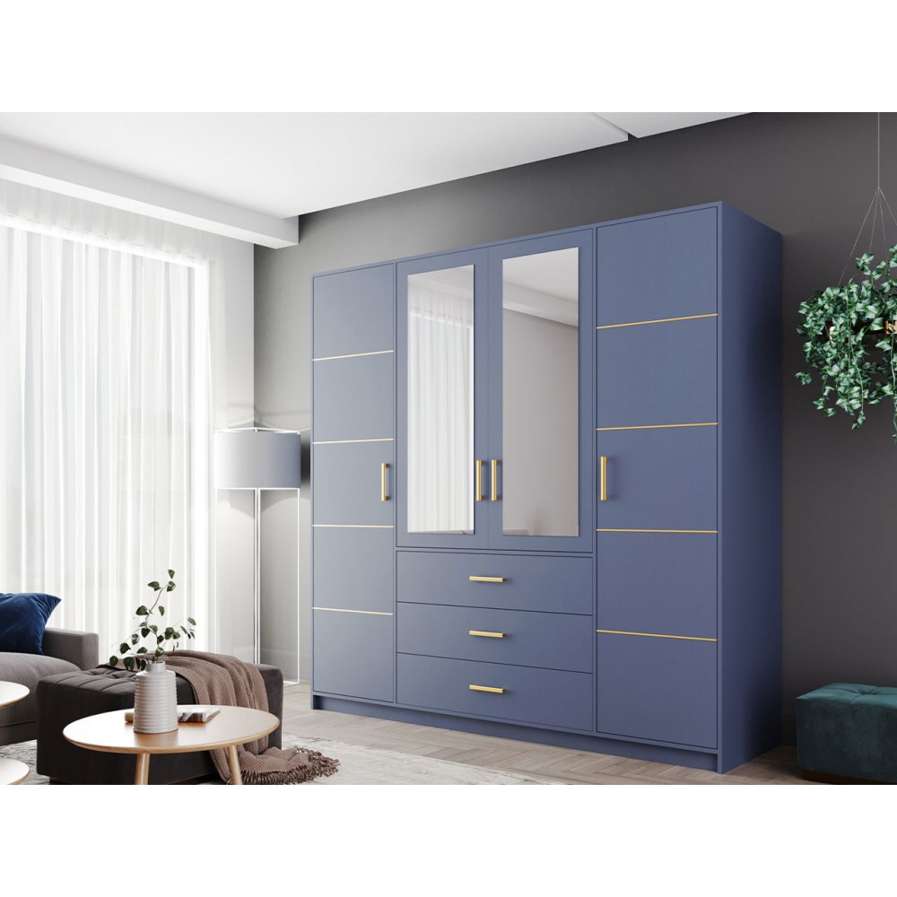 Ντουλάπα τετράφυλλη Bali 4D 2-Mple