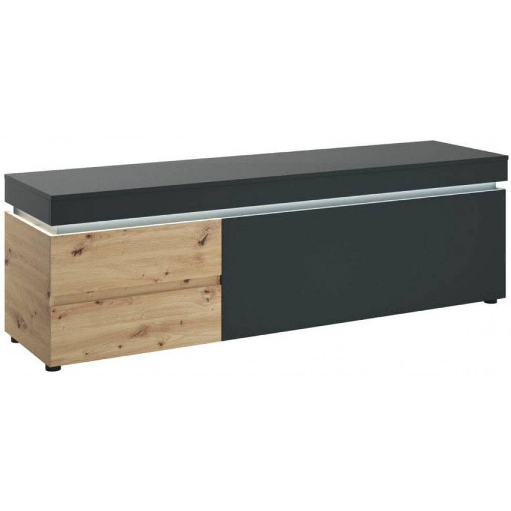 Έπιπλο τηλεόρασης Glimmer Plus-Fusiko-Mavro