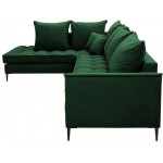 Γωνιακός καναπές Lena-Prasino-Αριστερή