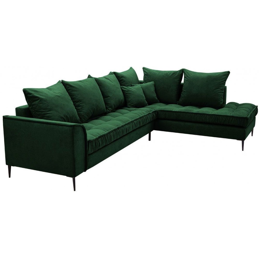 Γωνιακός καναπές Lena-Prasino-Δεξιά