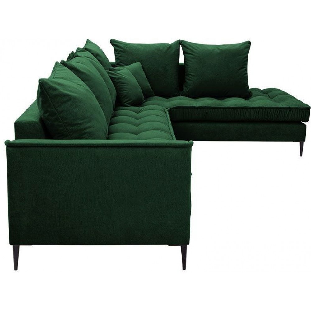 Γωνιακός καναπές Lena-Prasino-Δεξιά