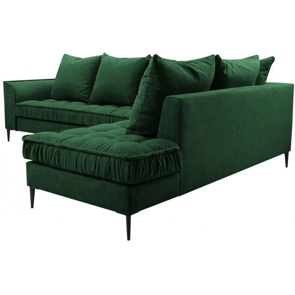 Γωνιακός καναπές Lena-Prasino-Δεξιά