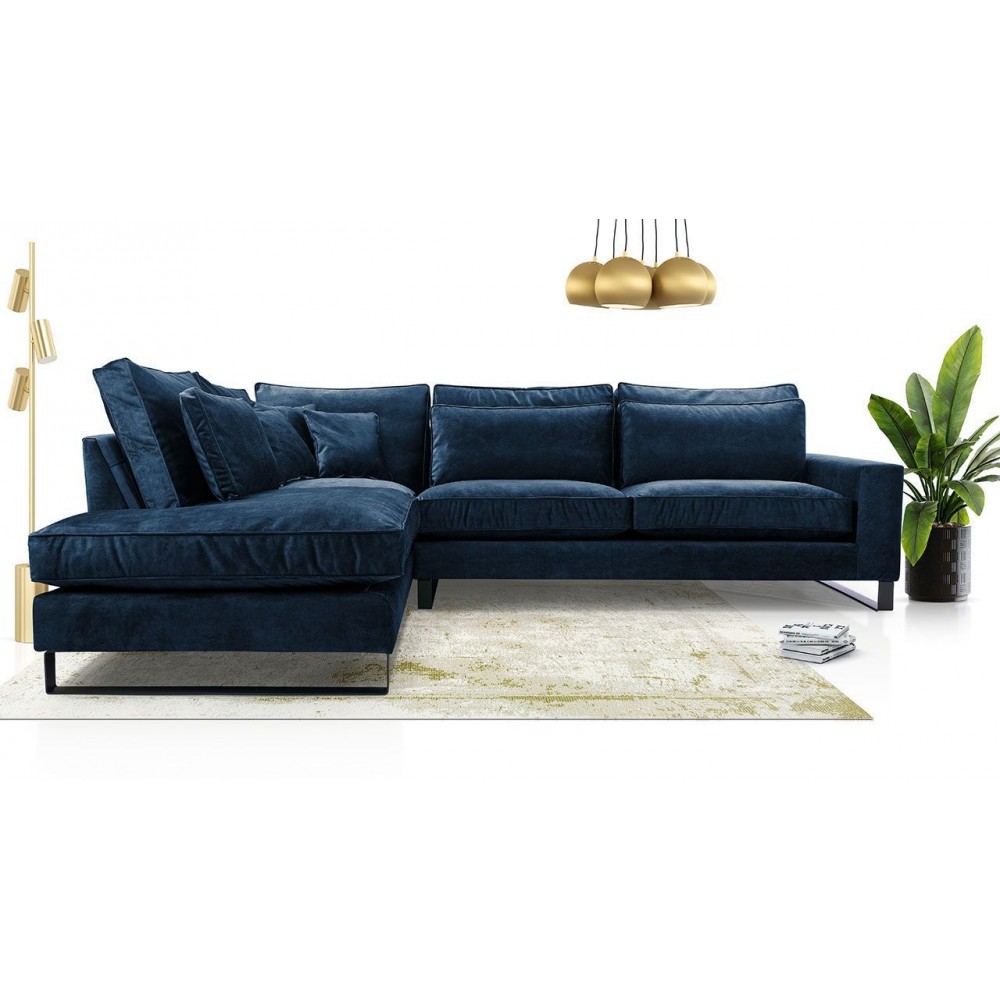 Γωνιακός καναπές Corblack-Mple-Αριστερή