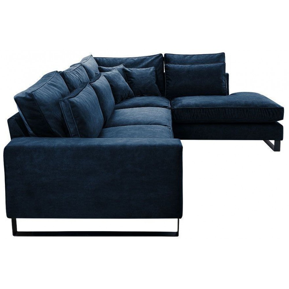 Γωνιακός καναπές Corblack-Mple-Δεξιά