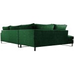 Γωνιακός καναπές Corblack-Prasino-Αριστερή