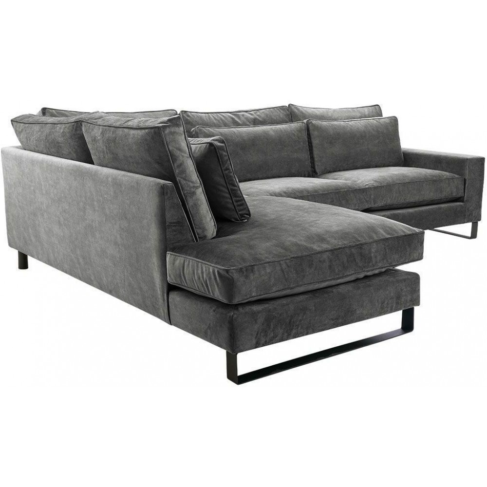 Γωνιακός καναπές Corblack-Gkri-Αριστερή