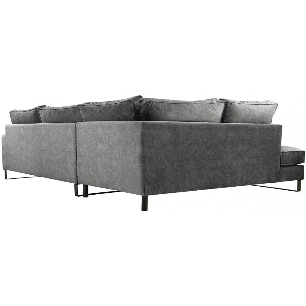 Γωνιακός καναπές Corblack-Gkri-Αριστερή