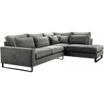 Γωνιακός καναπές Corblack-Gkri-Δεξιά