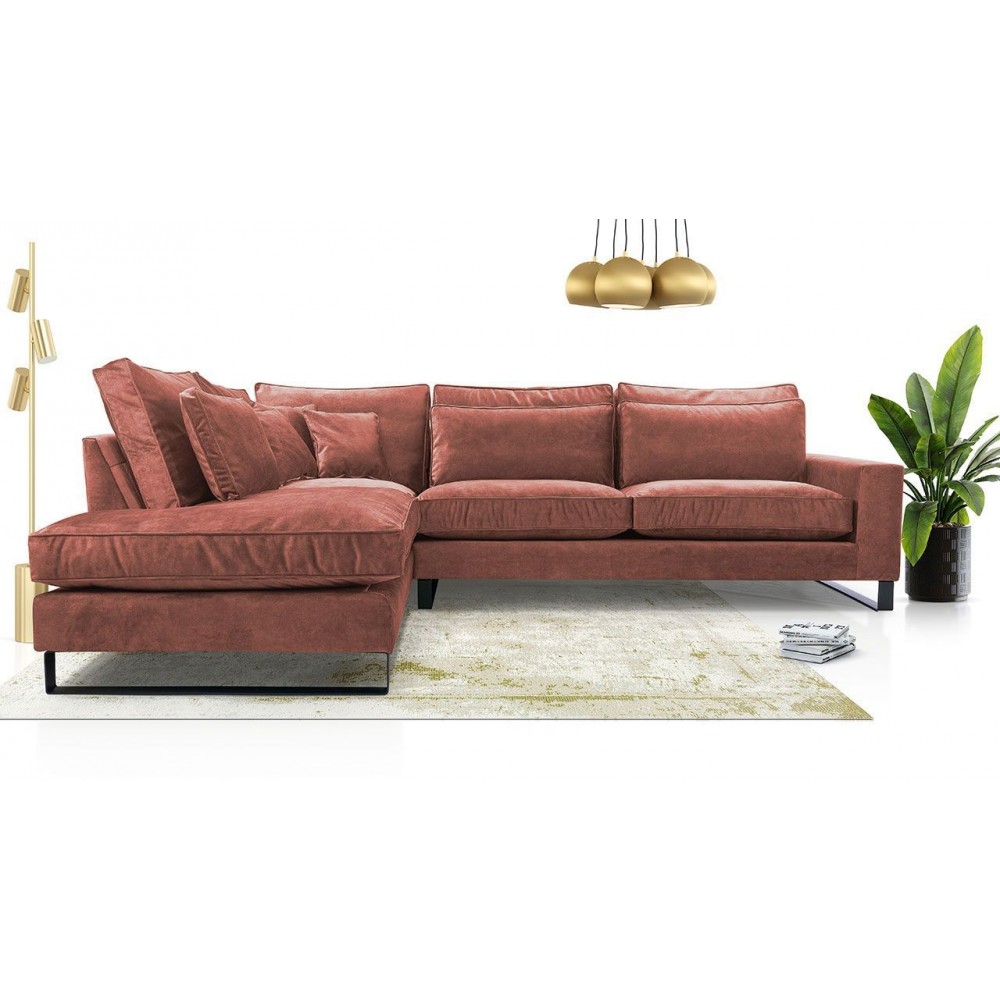 Γωνιακός καναπές Corblack-Sapio milo-Αριστερή