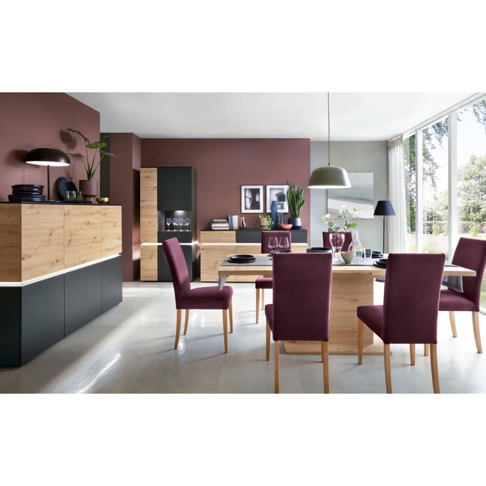 Μπουφές Glimmer 6D-Fusiko-Mavro