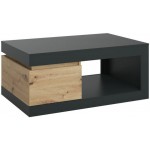 Τραπεζάκι σαλονιού Glimmer Plus-Fusiko-Mavro