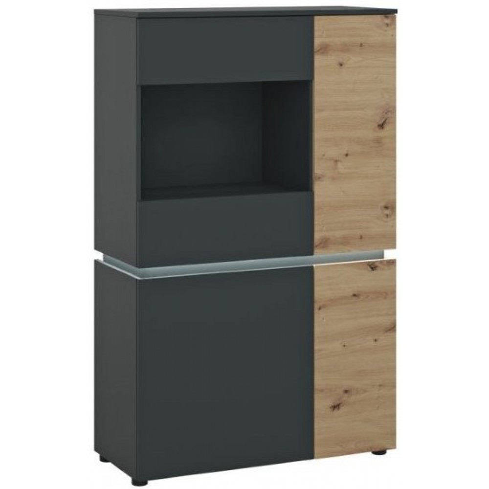 Βιτρίνα Glimmer χαμηλή 90.4x40x146