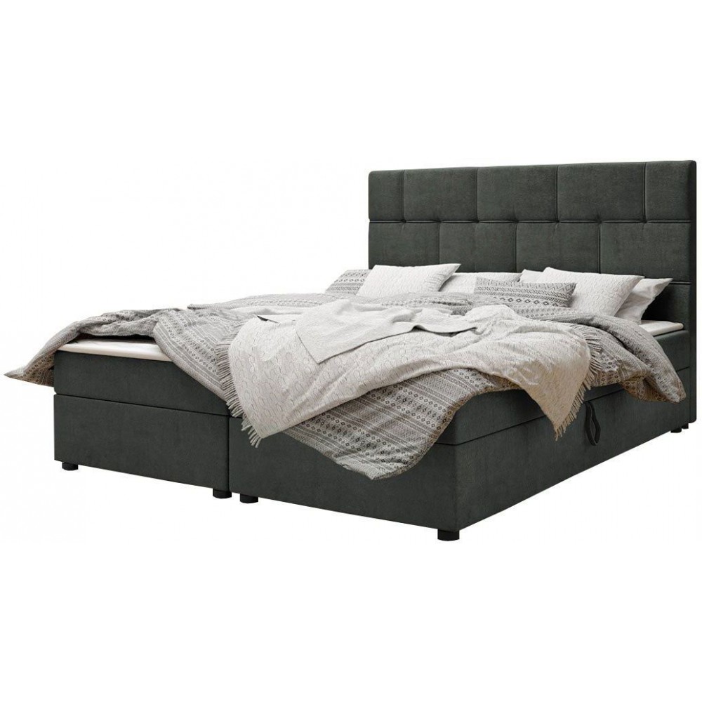 Επενδυμένο κρεβάτι Wall-Gkri-140 x 200