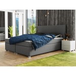 Επενδυμένο κρεβάτι Simple-Gkri-140 x 200