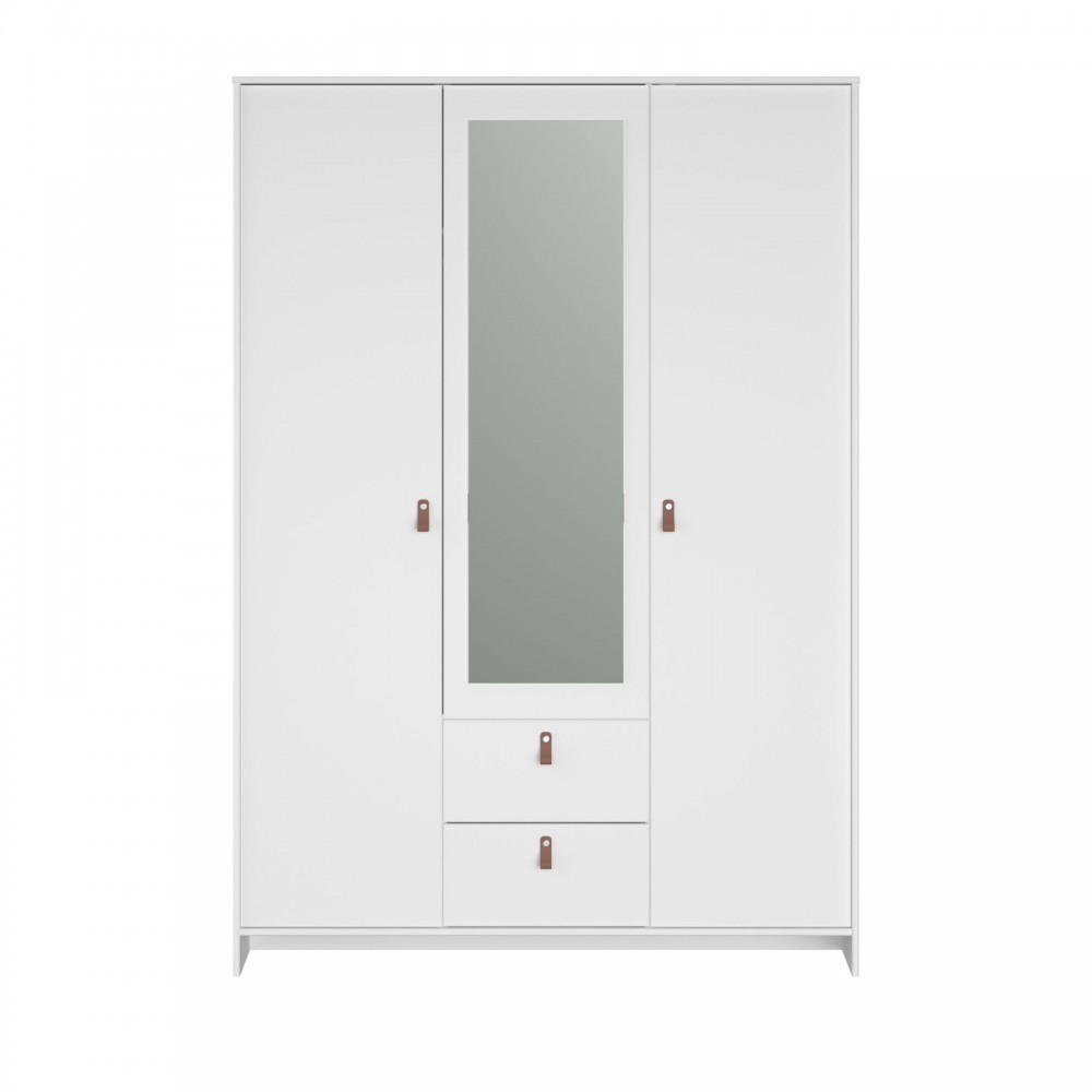 Ντουλάπα Minkee τρίφυλλη-Leuko