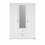 Ντουλάπα Minkee τρίφυλλη-Leuko