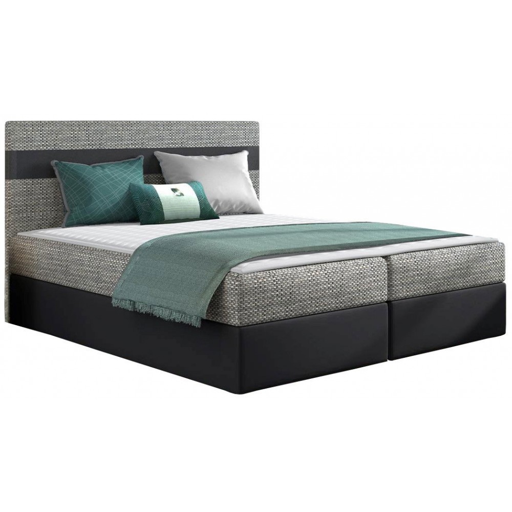 Επενδυμένο κρεβάτι Modena-Mauro - Gkri anoixto-160 x 200