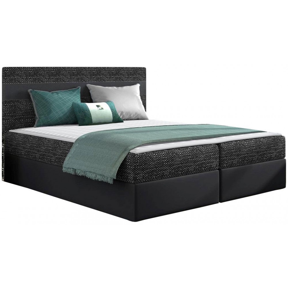 Επενδυμένο κρεβάτι Modena-Anthraki-Mauro-140 x 200